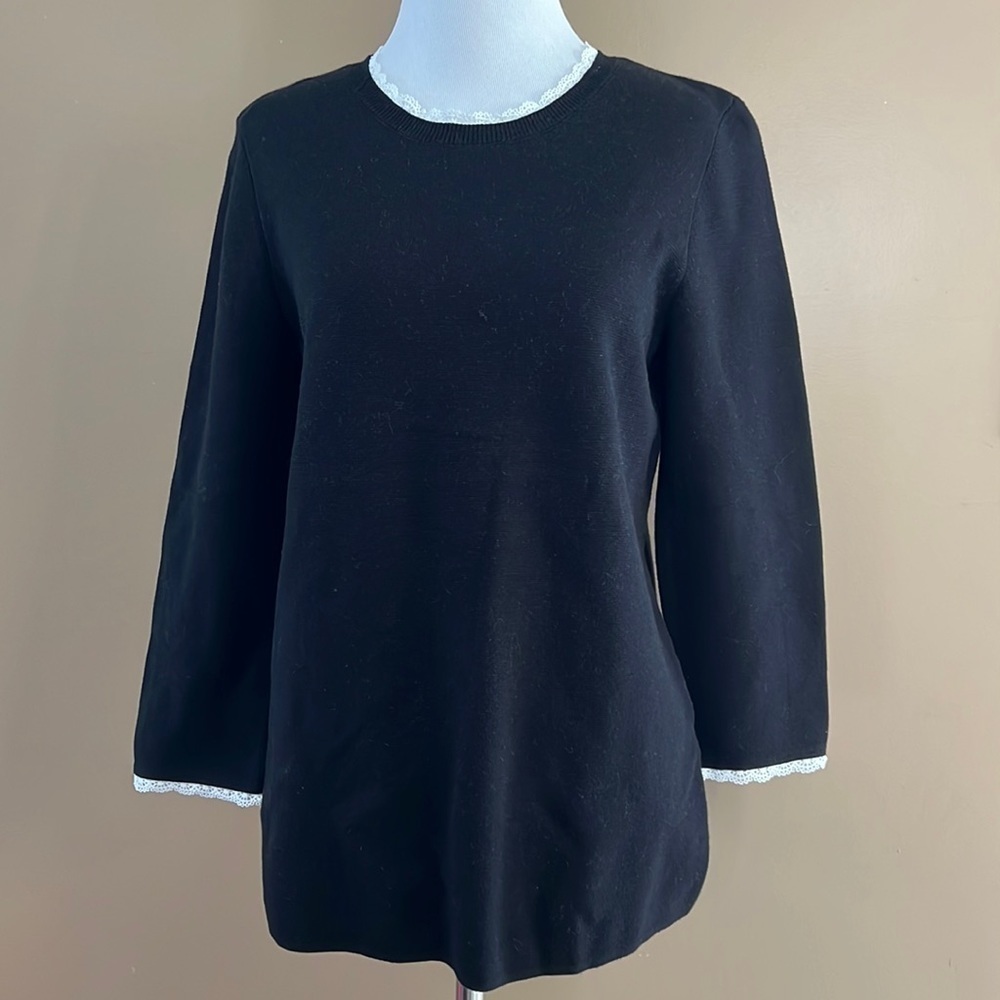 Loft  blouse three quarter sleeve
